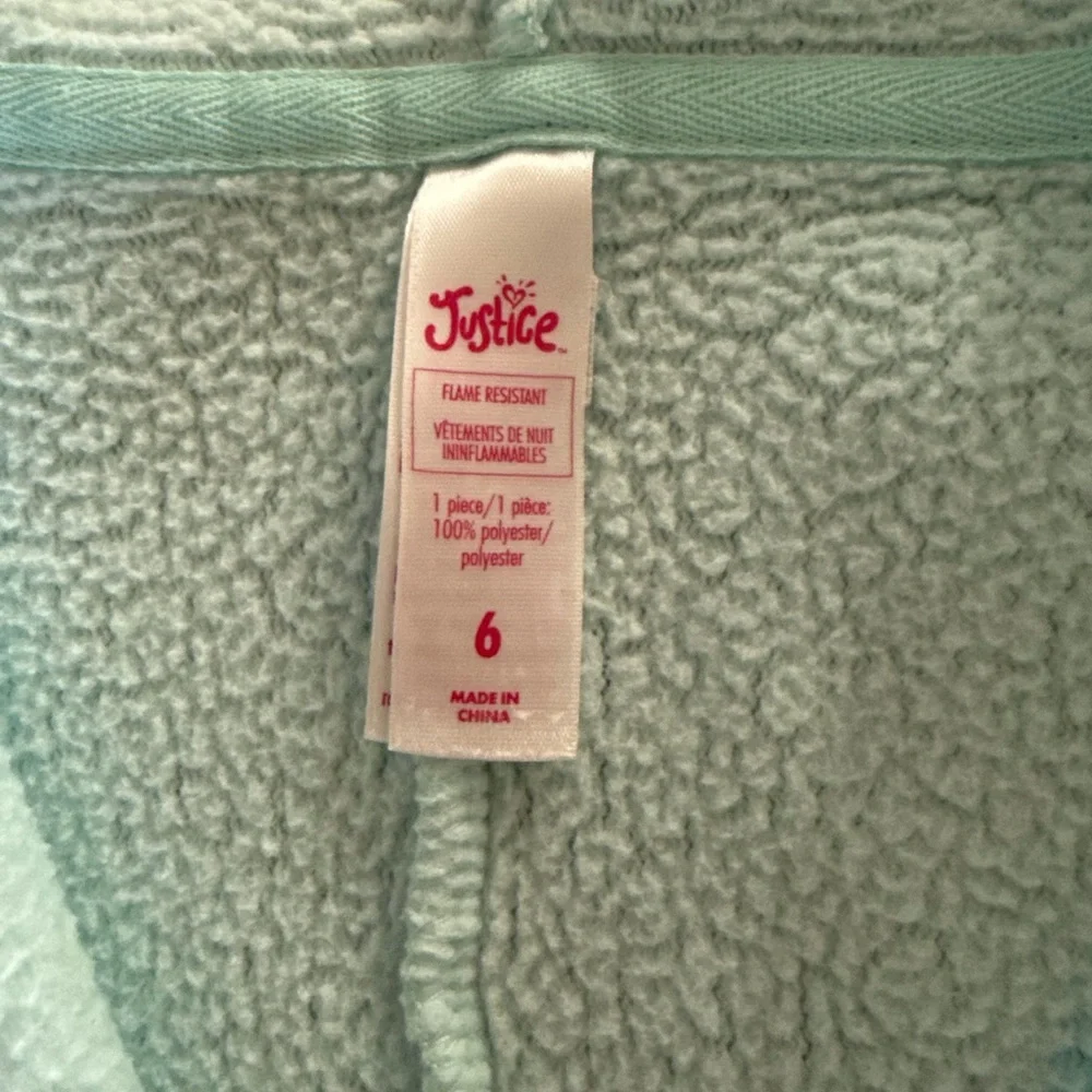 Justice Girls 6 Hooded Zip Up Shorts Roomper